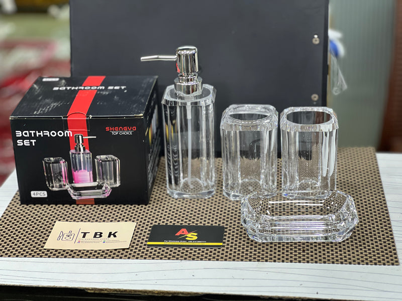 HIGH QUALITY ACRYLIC BATH SET  F4082