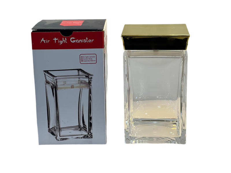 HIGH QUALITY 1000ML ACRYLIC AIRTIGHT JAR