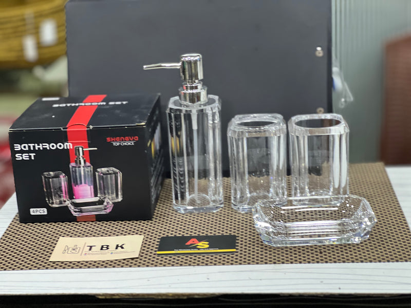 HIGH QUALITY ACRYLIC BATH SET  F4082