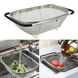 ADJUSTABLE OVER THE SINK STRAINER BASKET