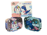 Cartoon Stainless Steel 304 Lunch Box With Spoon And Chopsticks Leak Proof Bento Box Student Food Container