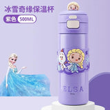 500ML ORIGINAL DISNEY ELSA TRENDY CHARACTER BOTTLE316 HOT AND COLD BOTTLE MARVEL SERIES