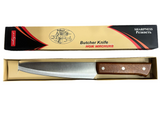 High Quality Wooden Handle Butcher Knife Stainless Steel X003