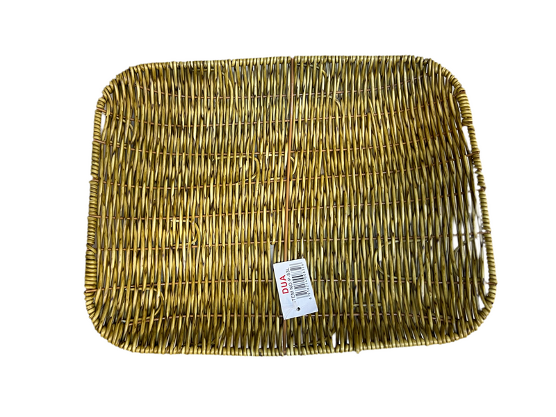 RECTANGLE WICKER BREAD BASKET