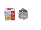 HIGH QUALITY ACRYLIC SUGAR POT WITH SPOON 1053