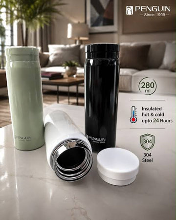 Penguin 280ml Vacuum Cup Bottle 🐧☕✨ 6105