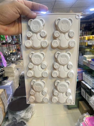 Silicone Teddy Bear Baking Mould G487E