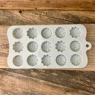 ZIONU Silicone Flower & Rose Chocolate Baking Mold G382E
