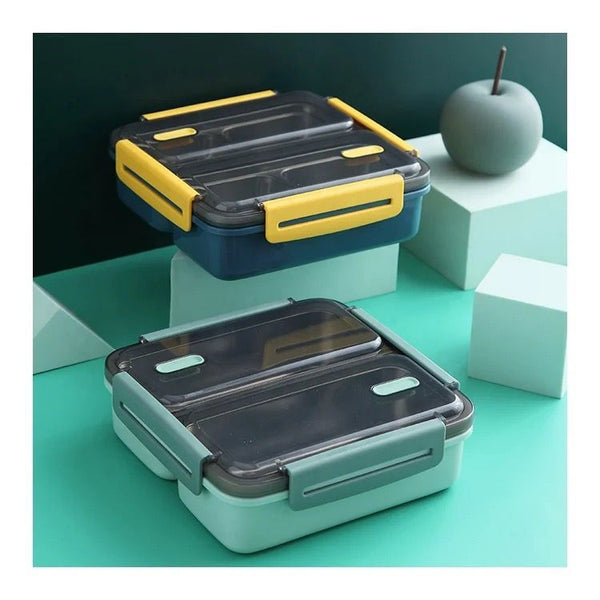 Leak Proof Stainless Steel Insulated 2 Compartments Bento Lunch Box