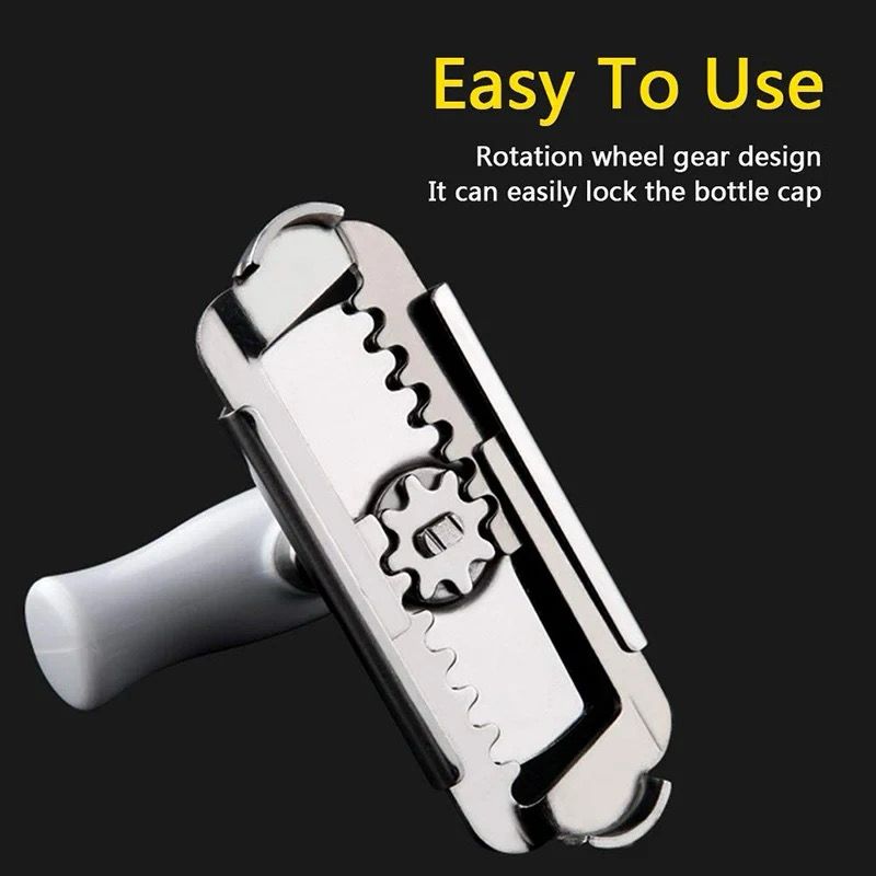 Shengya Top Choice Stainless Steel Manual Can Opener Screw Cap Bottle Wrench