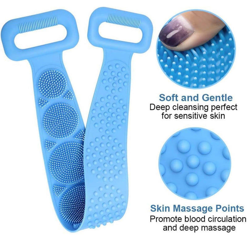 Bath Silicone Back Scrubber for Shower