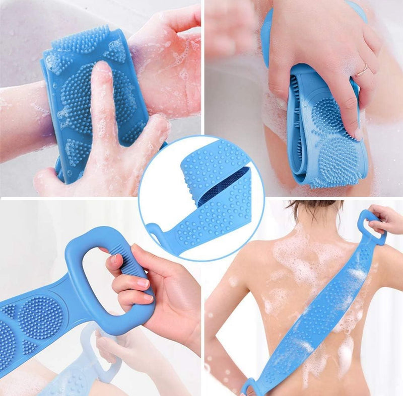 Bath Silicone Back Scrubber for Shower