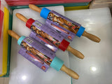 Silicone Rolling Pin With Wooden Handles