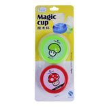 Portable Folding Collapsible Plastic Drinking Magic Cup For Kids 2Pcs