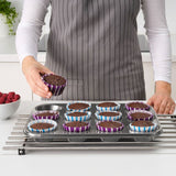 Muffin and Cupcake Pan Tray 12Pcs and 6Pcs Baking Mold Tray Non Stick