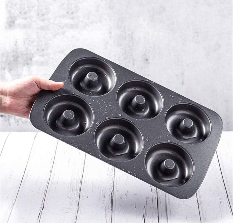 Donuts Nonstick Baking Tray Muffin Baking Mold 6Pcs and 12Pcs