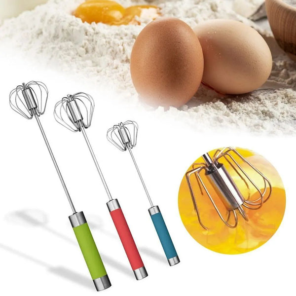 Shengya Top Choice Hand Whisk Easy To Use Color Handle Versatile Hand Push Egg Mixer Stirrer