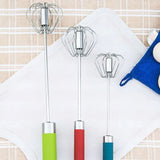 Shengya Top Choice Hand Whisk Easy To Use Color Handle Versatile Hand Push Egg Mixer Stirrer