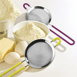 Stainless Steel Tea Strainers With Silicone Coated Handles