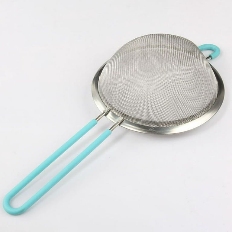 Stainless Steel Tea Strainers With Silicone Coated Handles