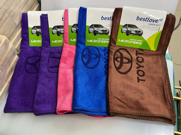 Car Logo Microfiber High Quality Car Cloth 35X75