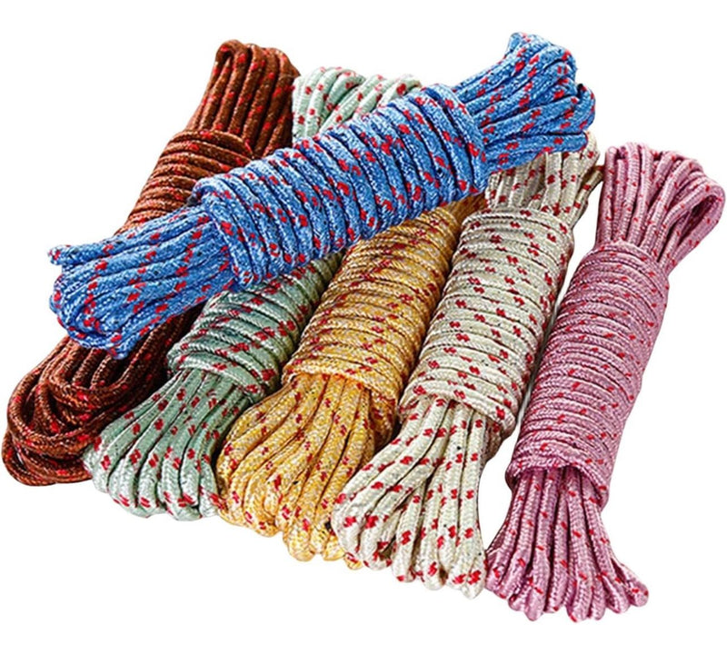 Fabric Rope Laundry Drying Clothesline Rope 10m 15m 20m 30m