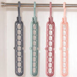 Pack of 2 Cloth Hanger Organizer Space Saving