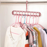 Pack of 2 Cloth Hanger Organizer Space Saving