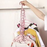 Pack of 2 Cloth Hanger Organizer Space Saving