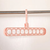 Pack of 2 Cloth Hanger Organizer Space Saving