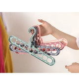 Pack of 2 Cloth Hanger Organizer Space Saving