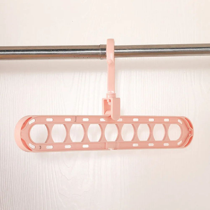 Pack of 2 Cloth Hanger Organizer Space Saving