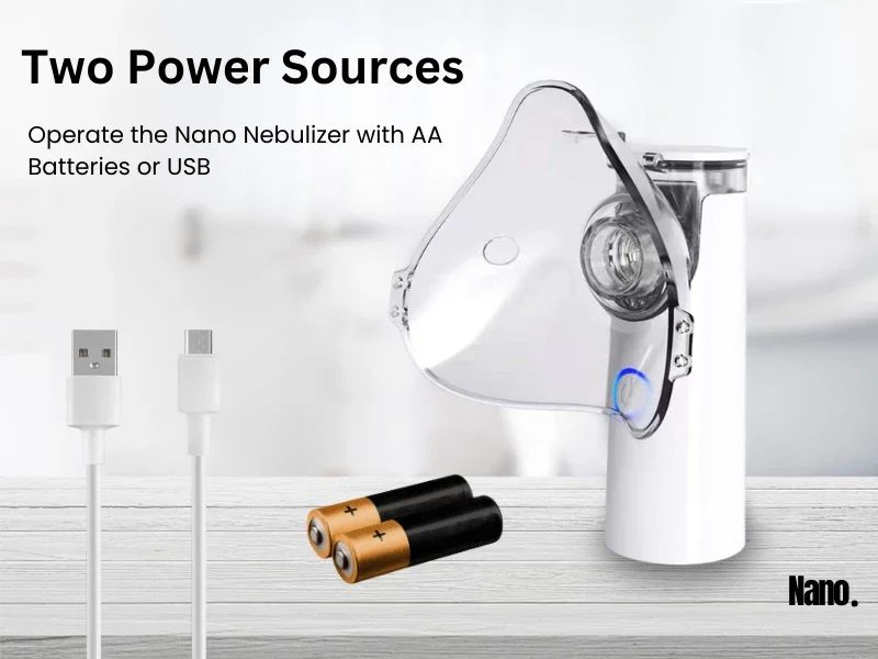 Portable Nebulizer Machine Mesh Nebulizer Rechargeable Inhaler for Asthma Ultrasonic Nebulizer