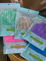 Silicone Washing Gloves With Scrubber High Quality