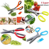 Multifunctional Vegetable Multi Layer Kitchen Scissor