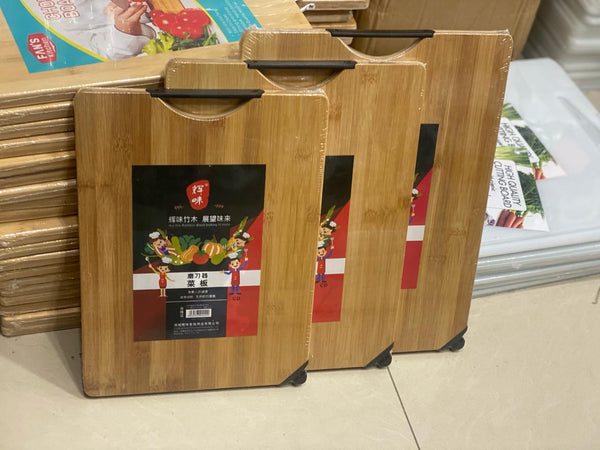 Wooden Cutting Board With Knife Sharpener