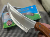 Hard Durable Wooden Handle Stainless Steel BUTCHER KNIFE TM6418