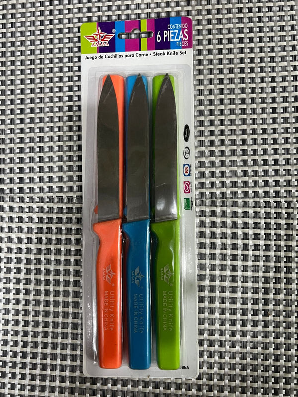 Pack of 6 Pcs Knives