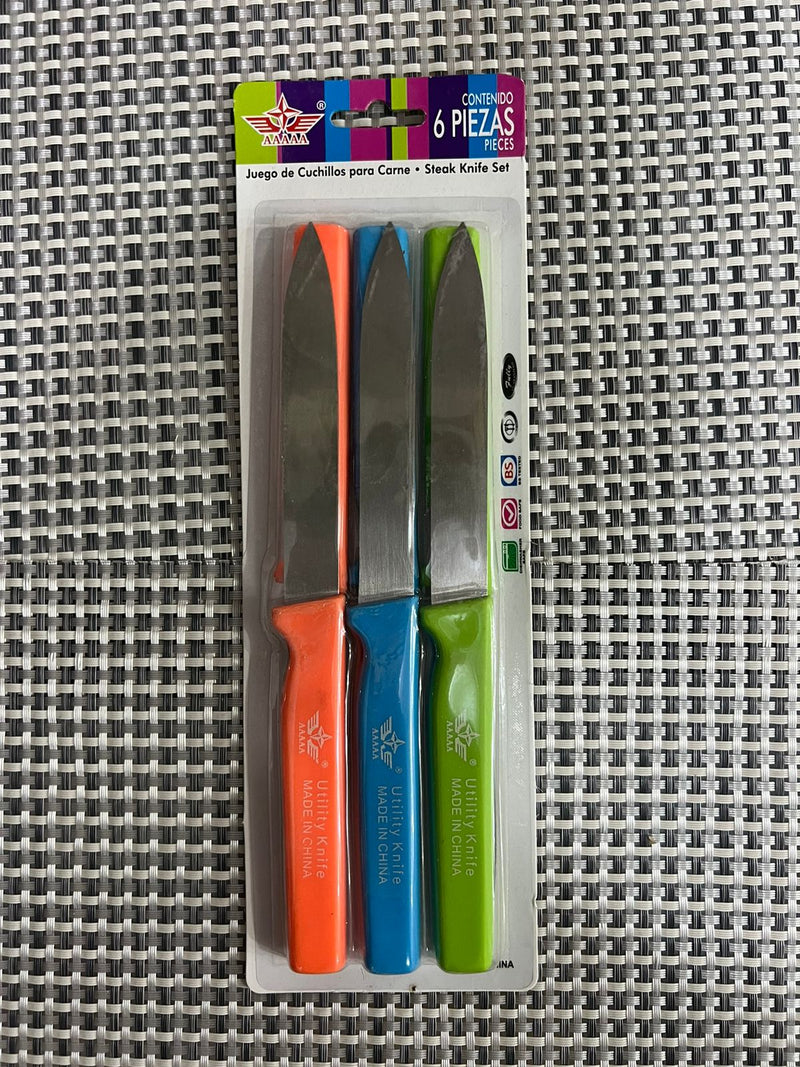 Pack of 6 Pcs Knives