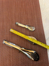 Stainless Steel Tongs With Holes Available in 3 Sizes